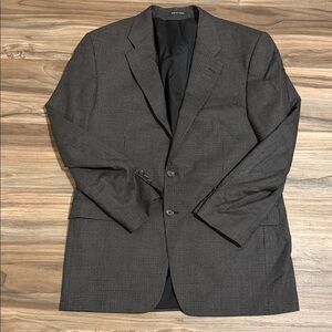 Lauren Ralph Lauren Mens 42L Gray Houndstooth Wool Sport Coat Blazer